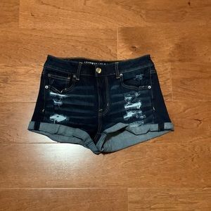 American Eagle High Rise Jean Shorts